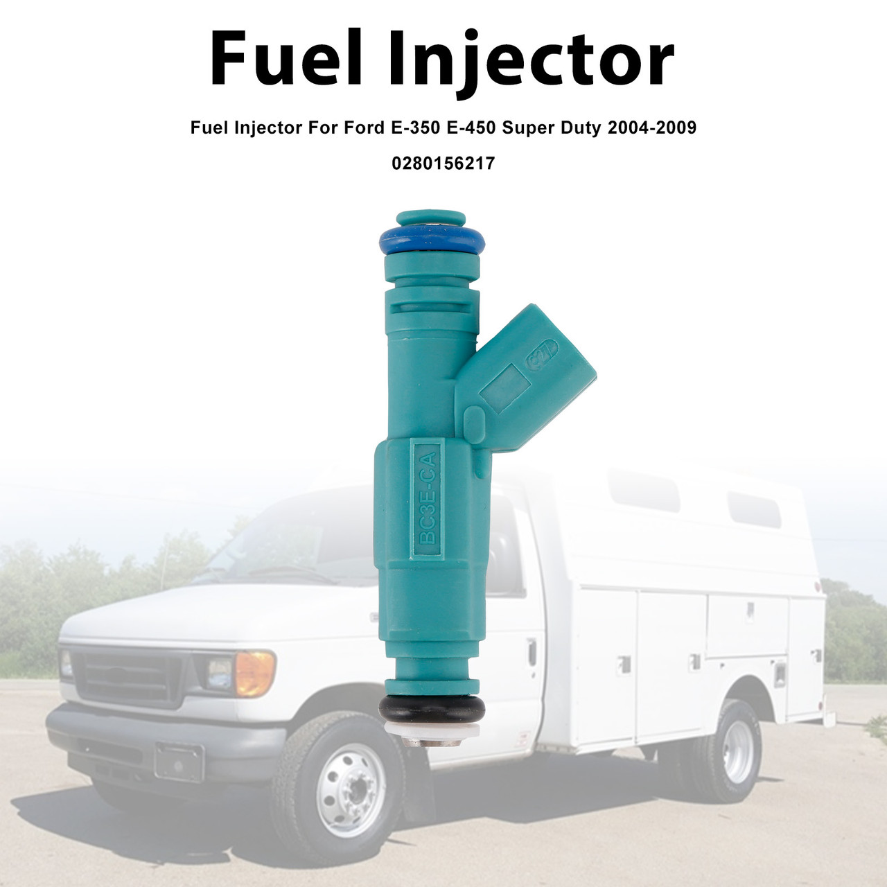 2004-2009 Ford E-350 E-450 1Pcs Fuel Injector 4C2Z9F593DA Generic