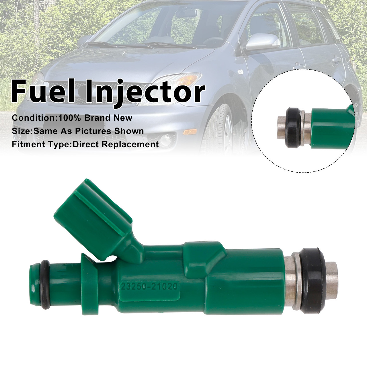 2000-2009 Toyota Echo Prius 1.5L 1Pcs Fuel Injector 23250-21020 Generic