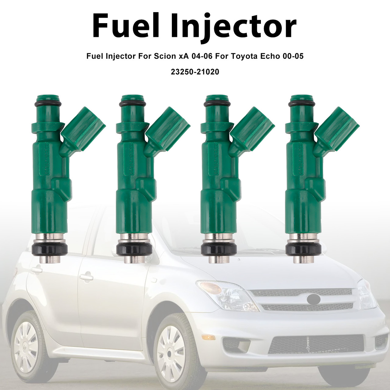 2000-2009 Toyota Echo Prius 1.5L 4Pcs Fuel Injector 23250-21020 Generic