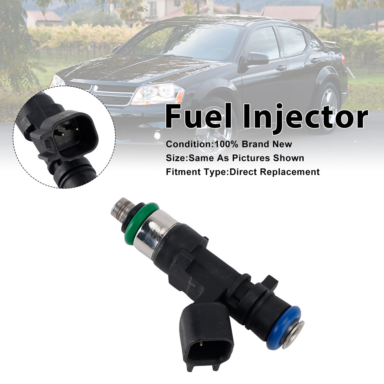 2004-2011 Dodge 1Pcs Fuel Injector 0280158028 Generic