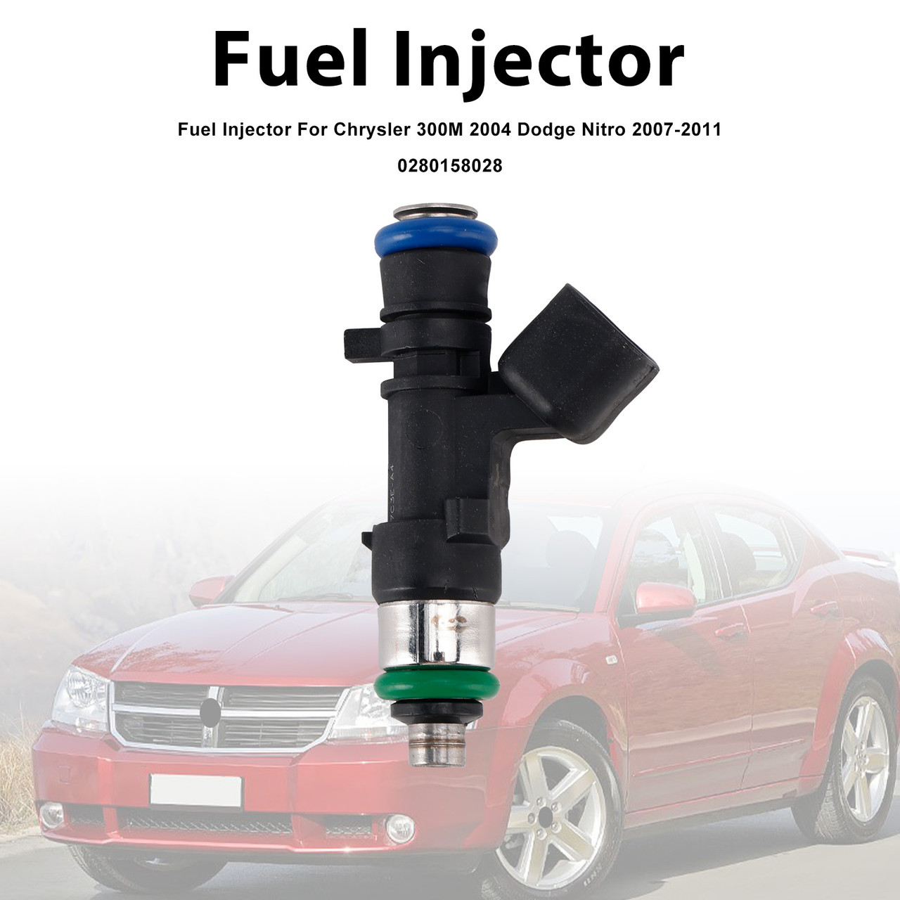 2004-2010 Chrysler 1Pcs Fuel Injector 0280158028 Generic
