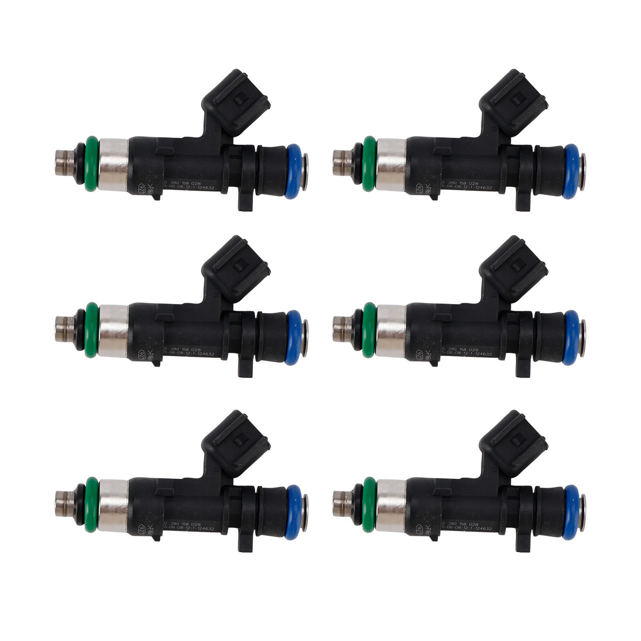 2004-2011 Dodge 6Pcs Fuel Injector 0280158028 Generic