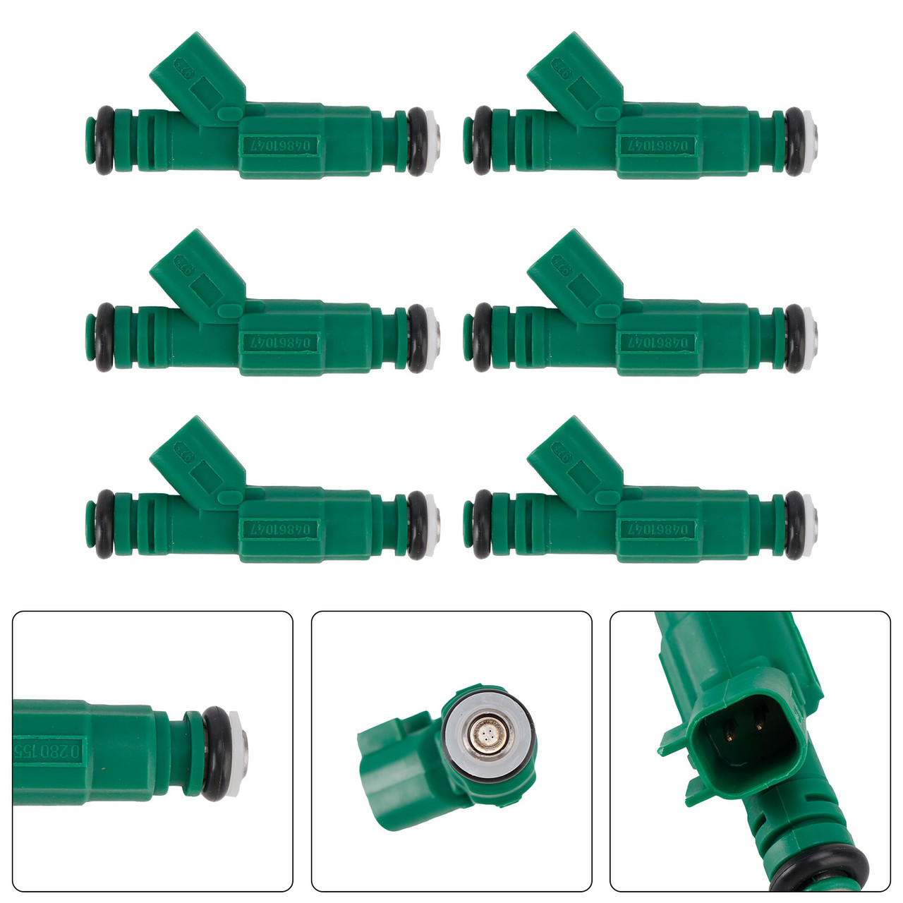 2000-2003 Dodge Dakota Ram 1500 2500 VAN 6Pcs Fuel Injector 0280155789 Generic