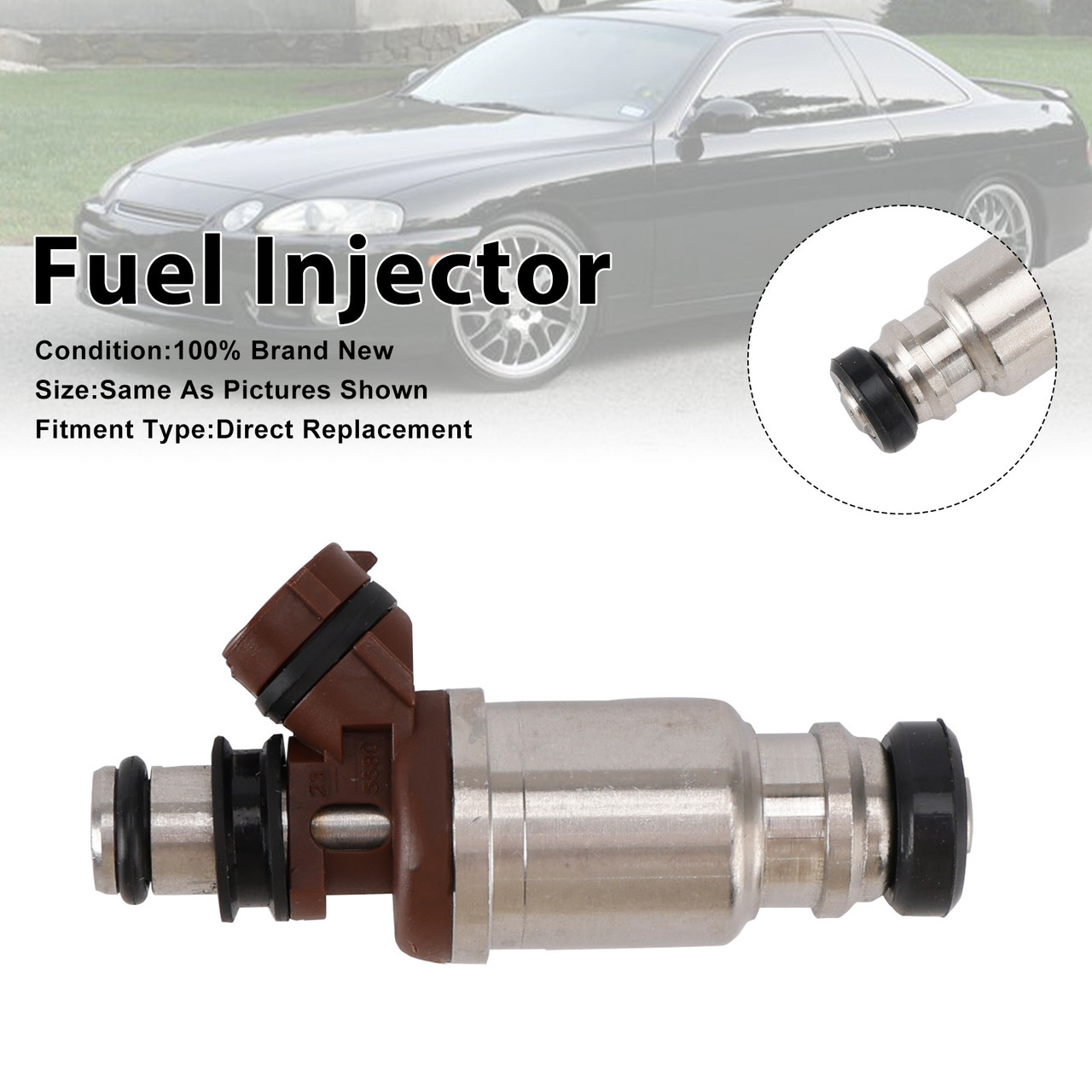 1993-1995 Toyota Supra 1Pcs Fuel Injector 23250-46030 Generic