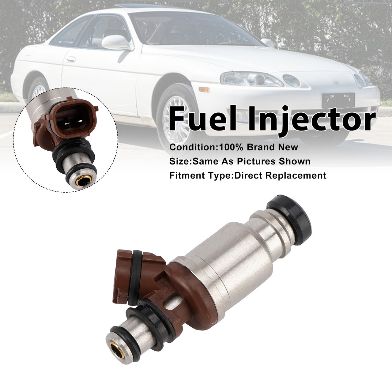1993-1995 Toyota Supra 1Pcs Fuel Injector 23250-46030 Generic