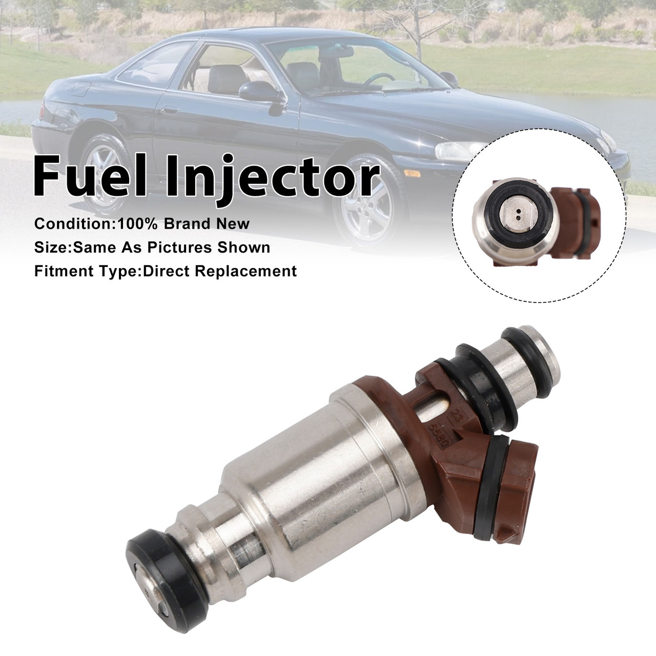 1993-1995 Toyota Supra 1Pcs Fuel Injector 23250-46030 Generic