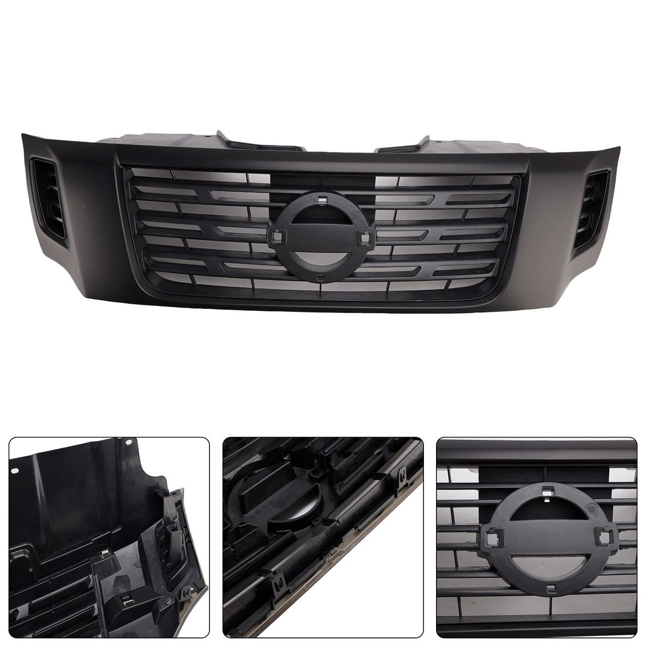 2015-2020 Nissan Navara D23 NP300 Front Bumper Grille Black Generic