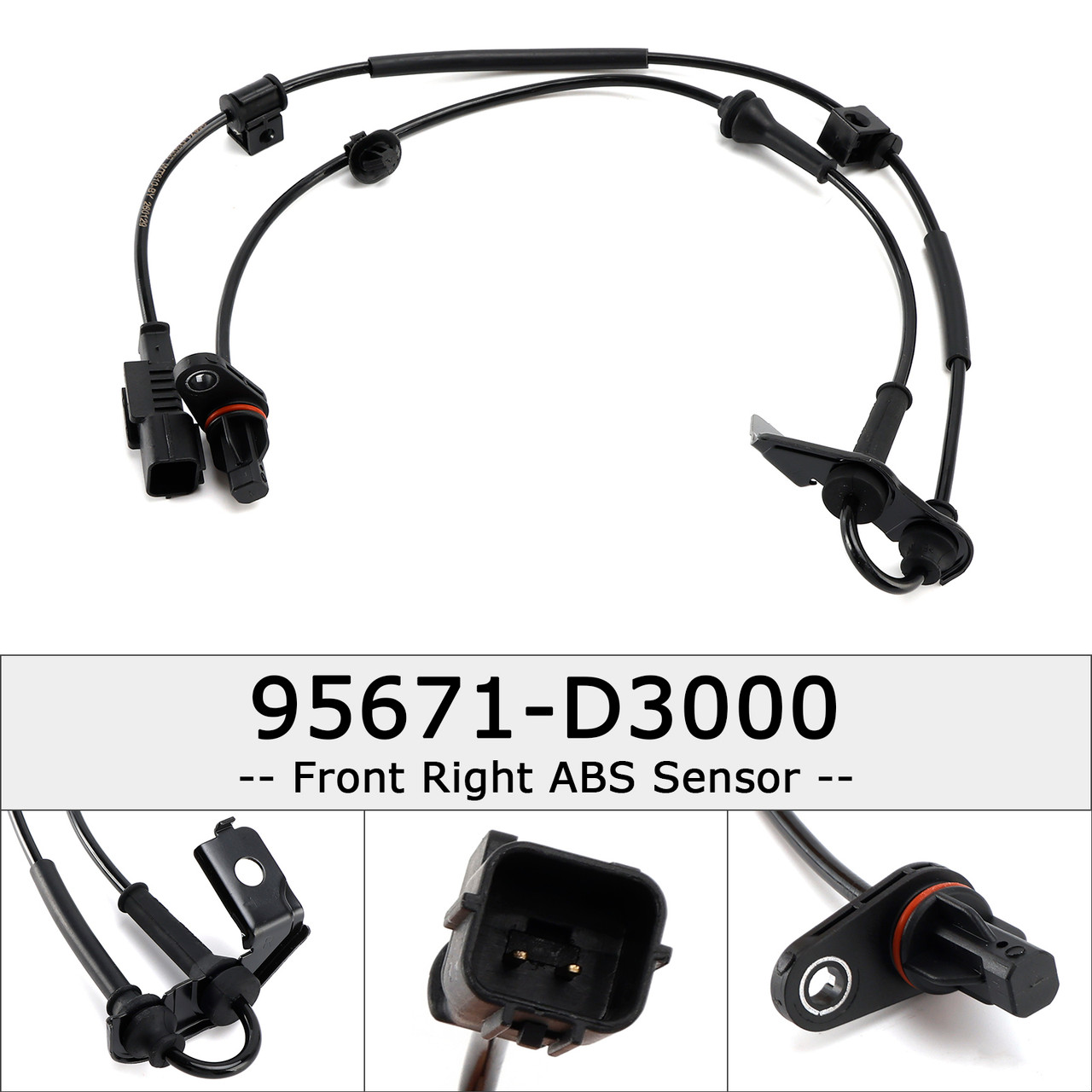 2015-2021 Kia Sportage QL Front Right ABS Sensor 95671-D3000 Generic
