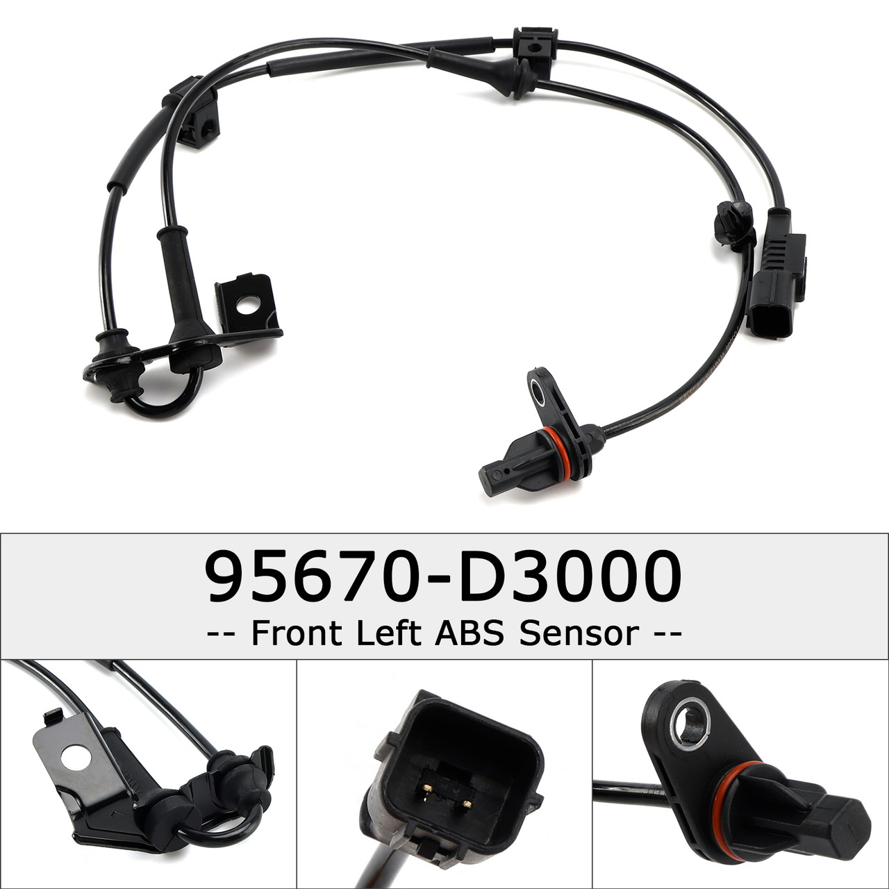2015-2021 Kia Sportage QL Front Left ABS Sensor 95670-D3000 Generic