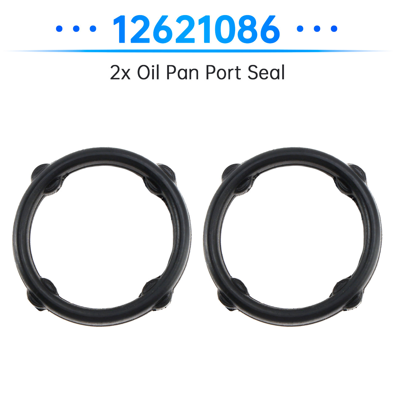 2015-2024 Cadillac CTS-V Escalade 2x Oil Pan Port Seal 12621086 Generic