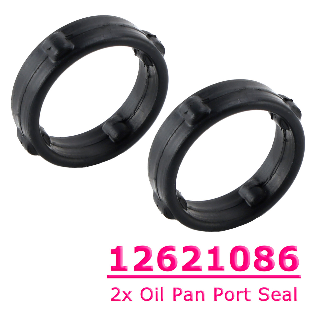 2015-2024 Cadillac CTS-V Escalade 2x Oil Pan Port Seal 12621086 Generic