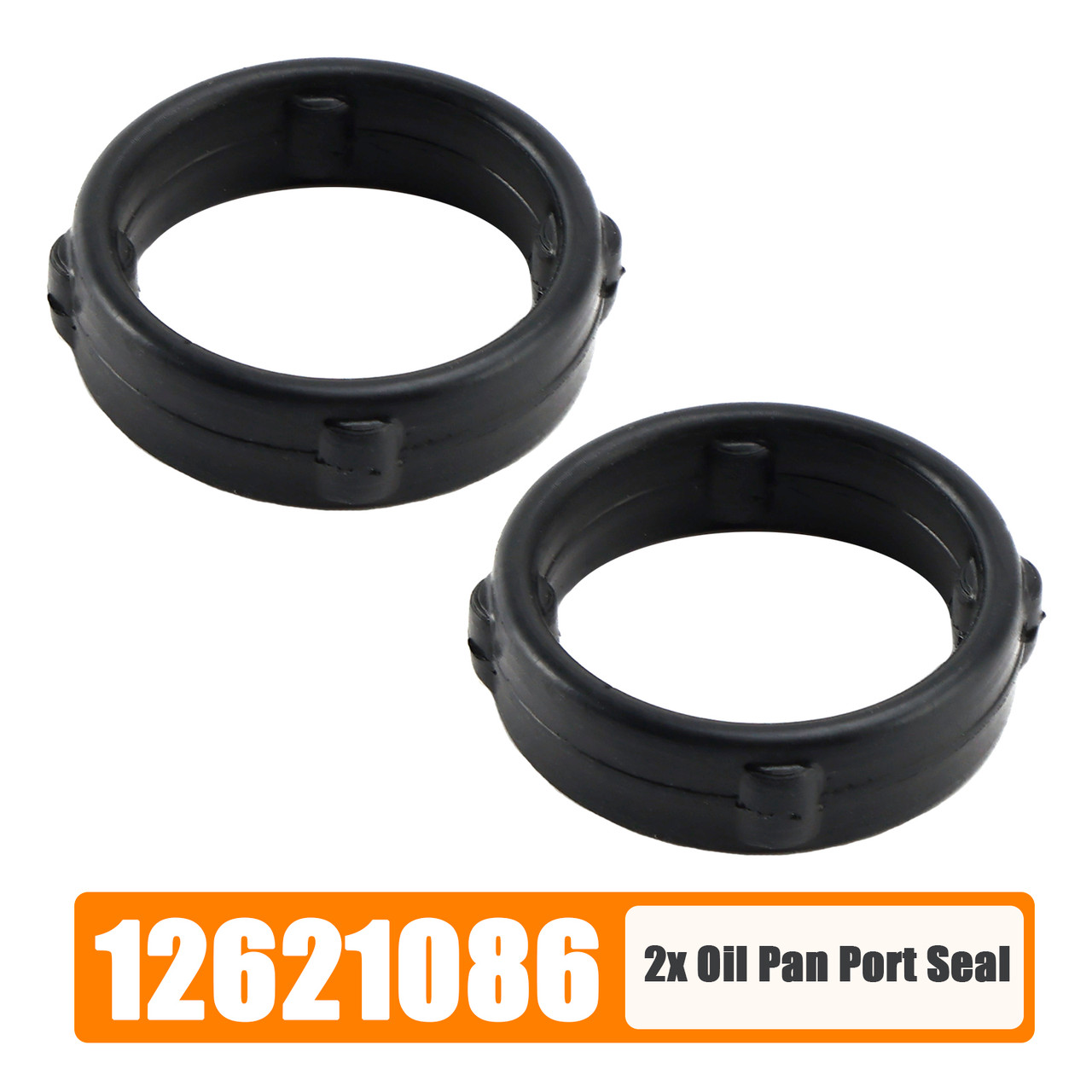 2014-2024 Chevrolet Camaro Silverado Suburban 2x Oil Pan Port Seal 12621086 Generic