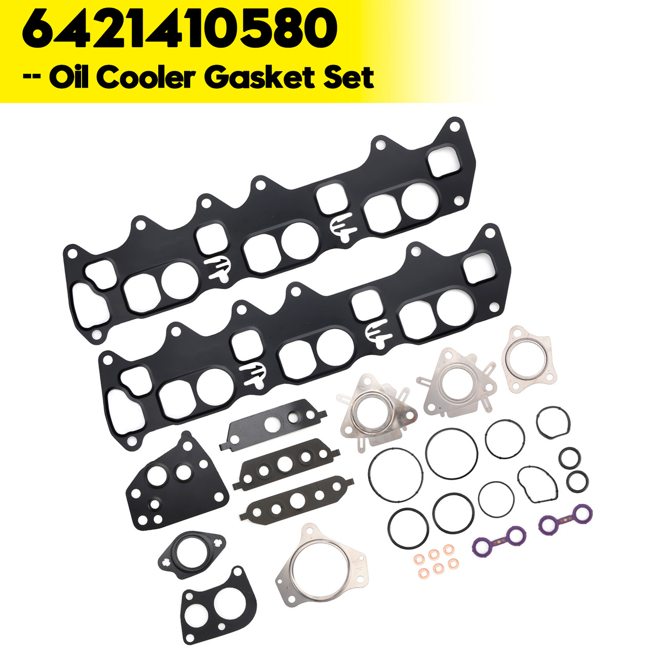 6421410580 Oil Cooler Gasket Set for Mercedes C-Class CLK CLS E-Class G-K