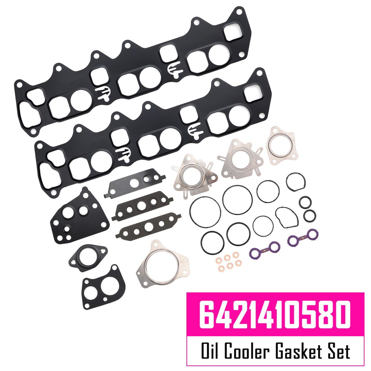 6421410580 Oil Cooler Gasket Set for Mercedes C-Class CLK CLS E-Class G-K