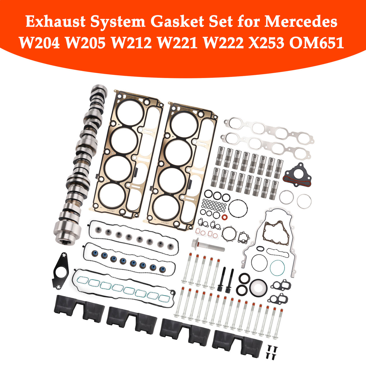 2014-2021 GMC Sierra Yukon Canyon Non A-FM Camshaft Lifter Engine Rebuild Kit 12499225 Generic