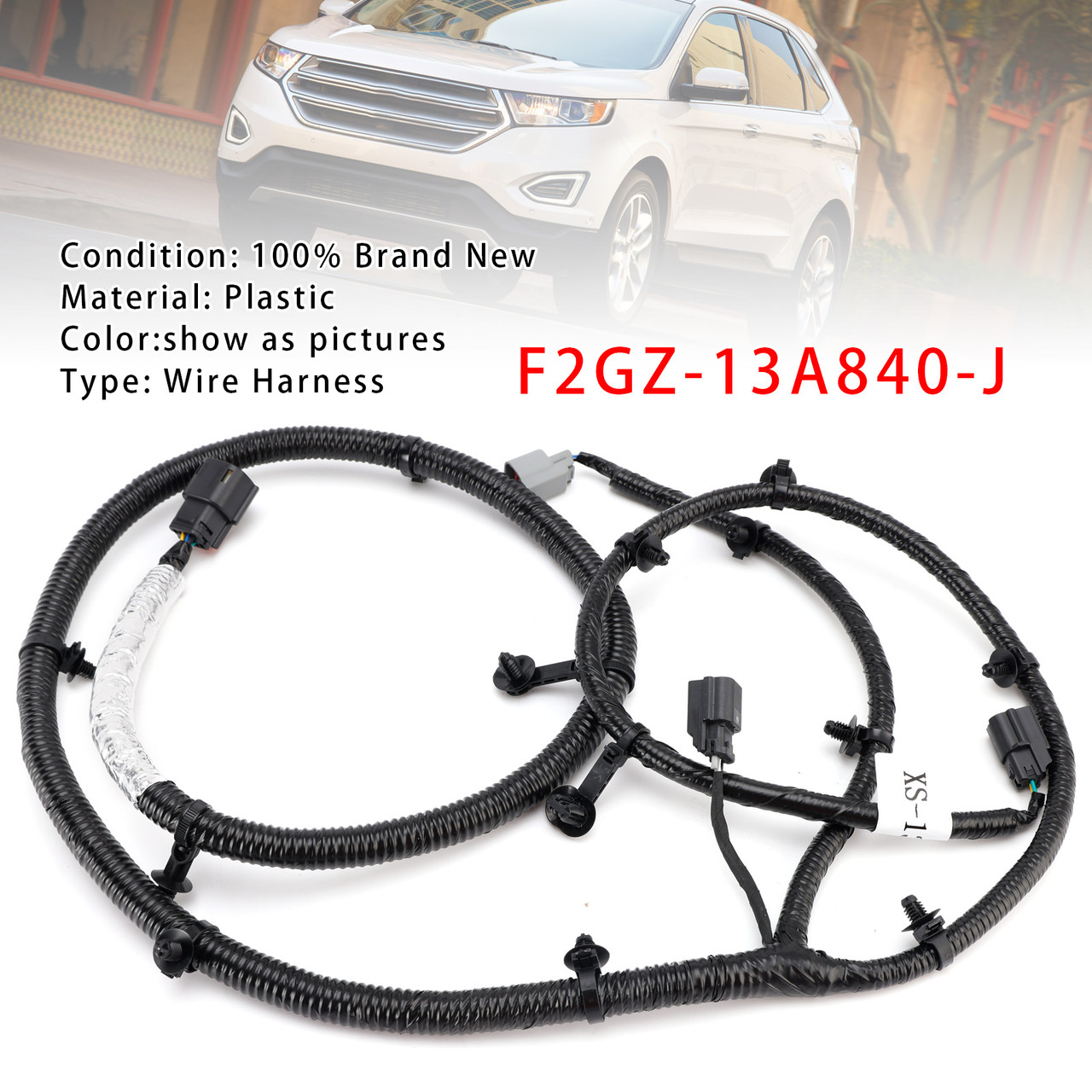 2015-2018 Ford Edge Wire Harness F2GZ-13A840-J Generic