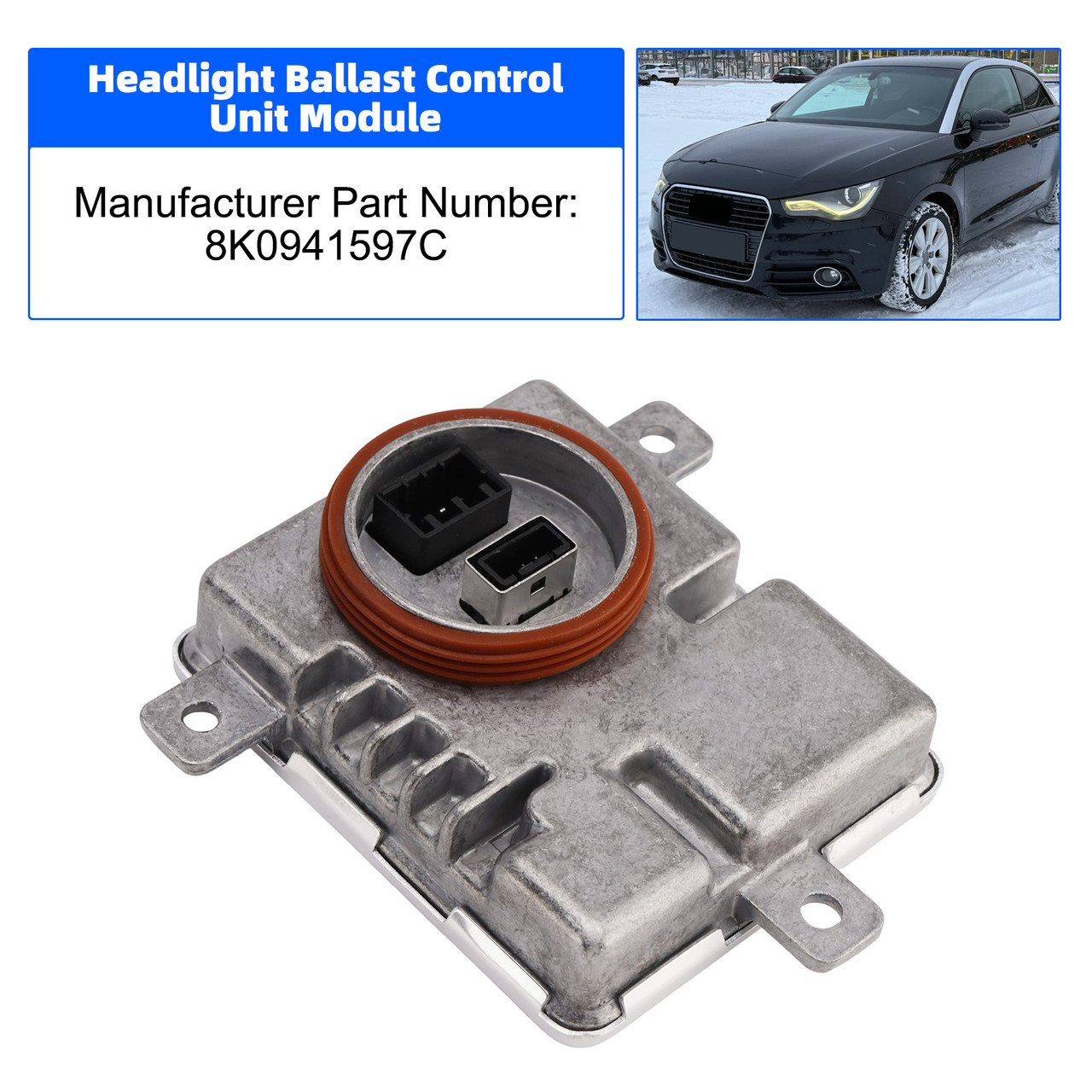 2010-2018 Volkswagen Headlight Ballast Control Unit Module 8K0941597C Generic