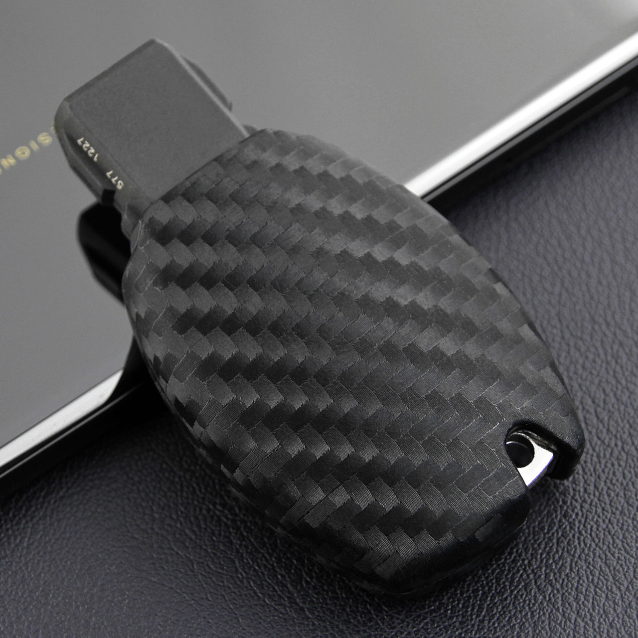 Mercedes-Benz Leather Silicone Car Key Case Cover With Buckle Generic