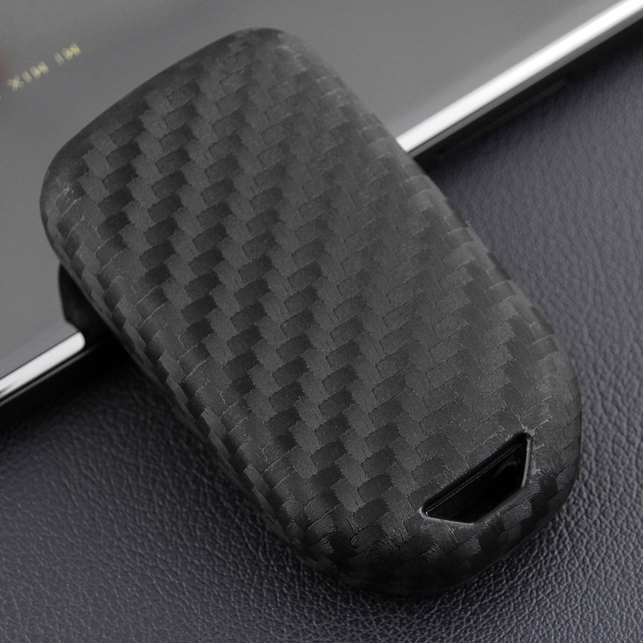 2013-2019 Honda Civic Accord Odyssey Leather Silicone Car Key Case Cover With Buckle Generic
