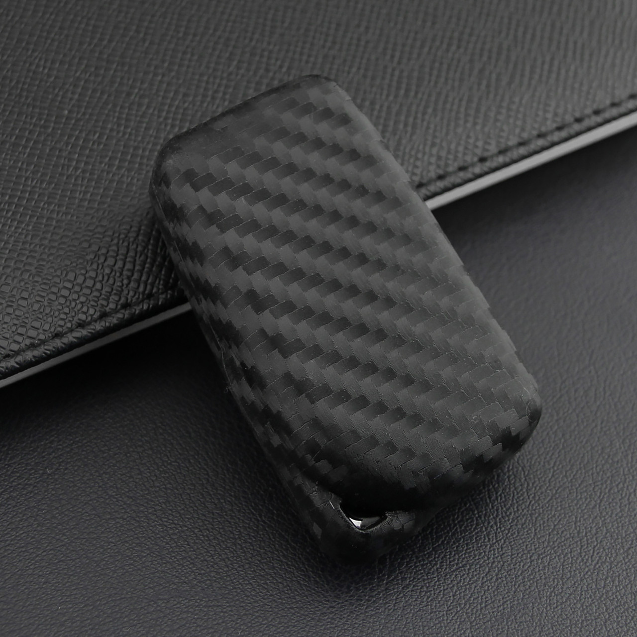 2018-2020 Toyota Camry C-HR Leather Silicone Car Key Case Cover With Buckle Generic
