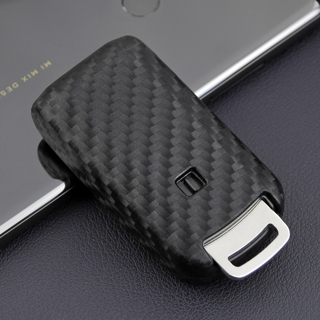 2008-2019 Mitsubishi Outlander Eclipse Cross ASX Lancer Leather Silicone Car Key Case Cover With Buckle Generic