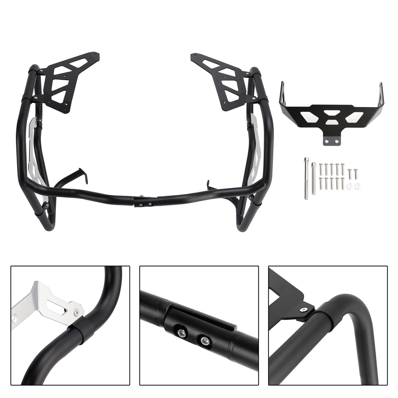 2024-2026 BMW R1300GS Adventure Lower Engine Guard Frame Crash Bar Steel Black Generic