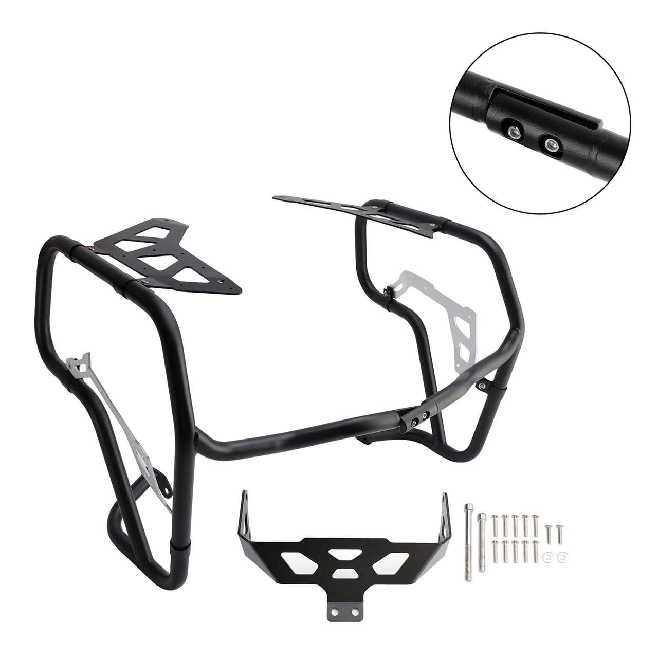 2024-2026 BMW R1300GS Adventure Lower Engine Guard Frame Crash Bar Steel Black Generic