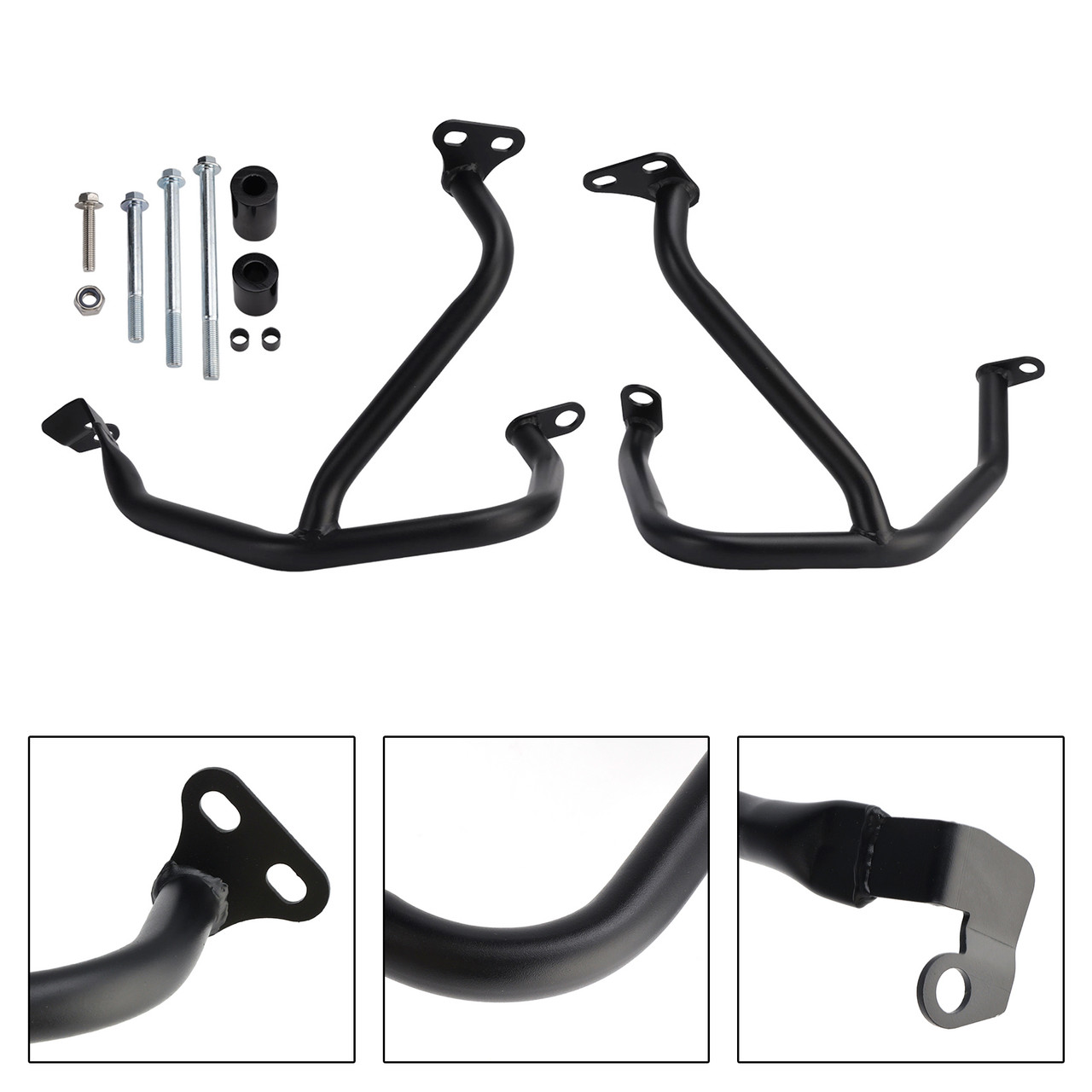 2024-2026 RE Hima layan 450 Lower Engine Guard Frame Crash Bar Steel Black Generic