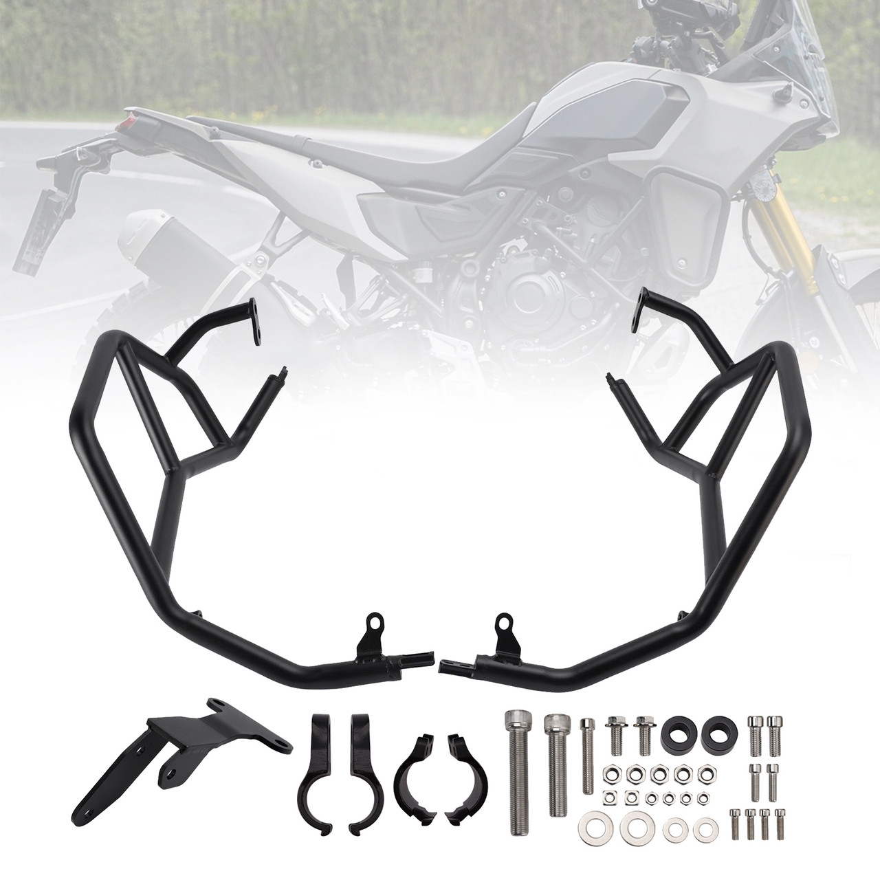 2025-2026 YAMAHA tenere 700/ T700S Engine Guard Crash Bar Frame Protector Bumper Black Generic