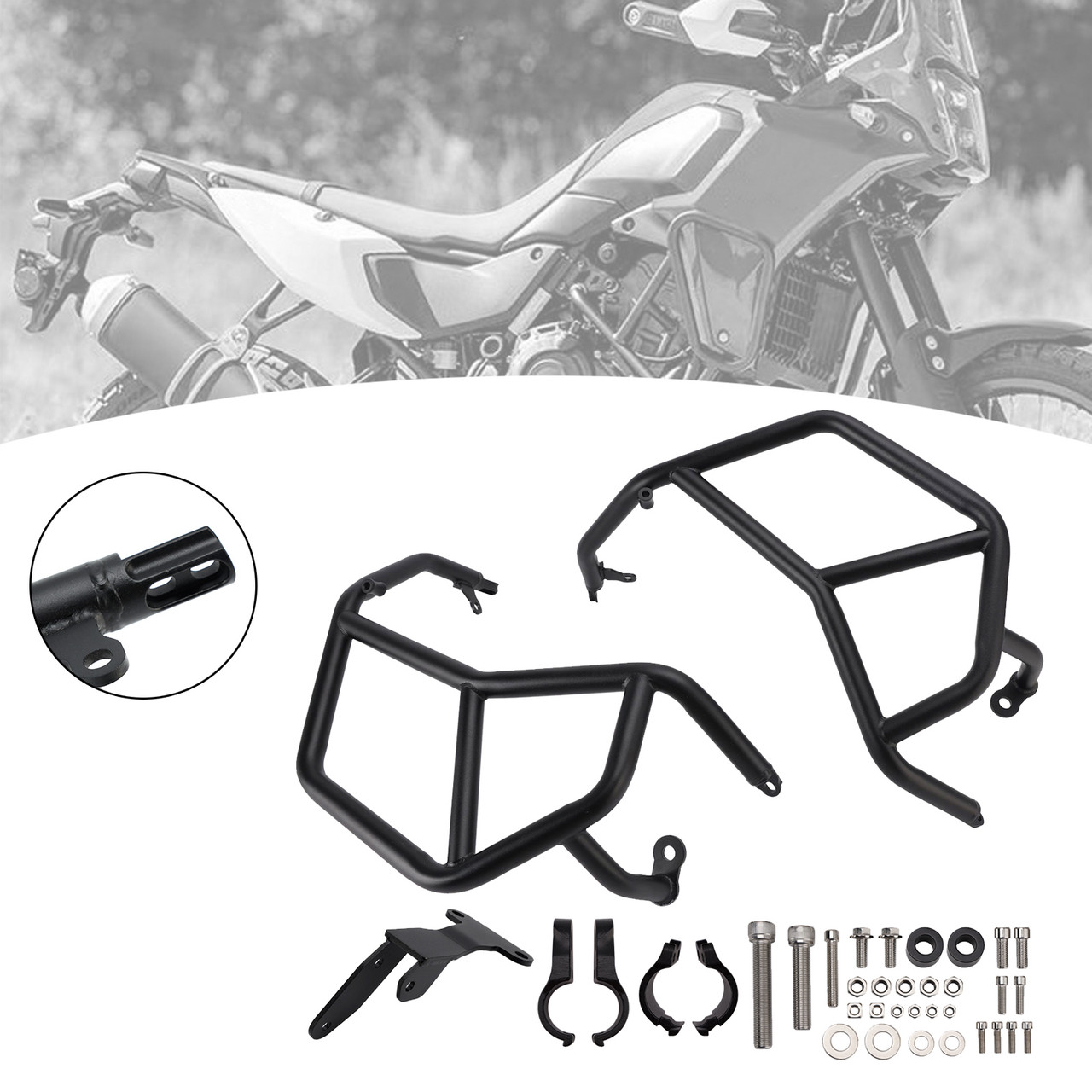 2025-2026 YAMAHA tenere 700/ T700S Engine Guard Crash Bar Frame Protector Bumper Black Generic