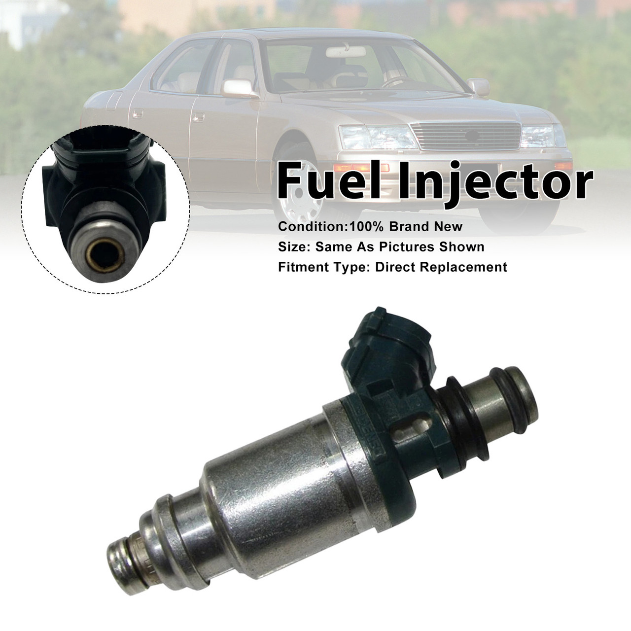 1992-1997 Lexus LS400 SC400 1Pcs Fuel Injector 23250-50010 Generic
