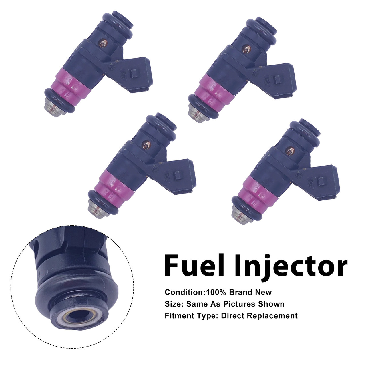 4Pcs Fuel Injector For Renault Clio III 05-14 Fluence 2010-2022 8200505191