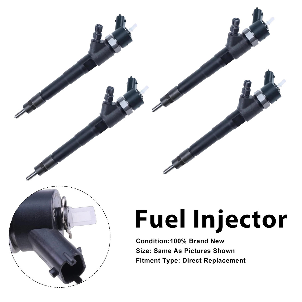 2006-2011 Iveco Daily IV Massif 4Pcs Fuel Injector 0445110248 Generic