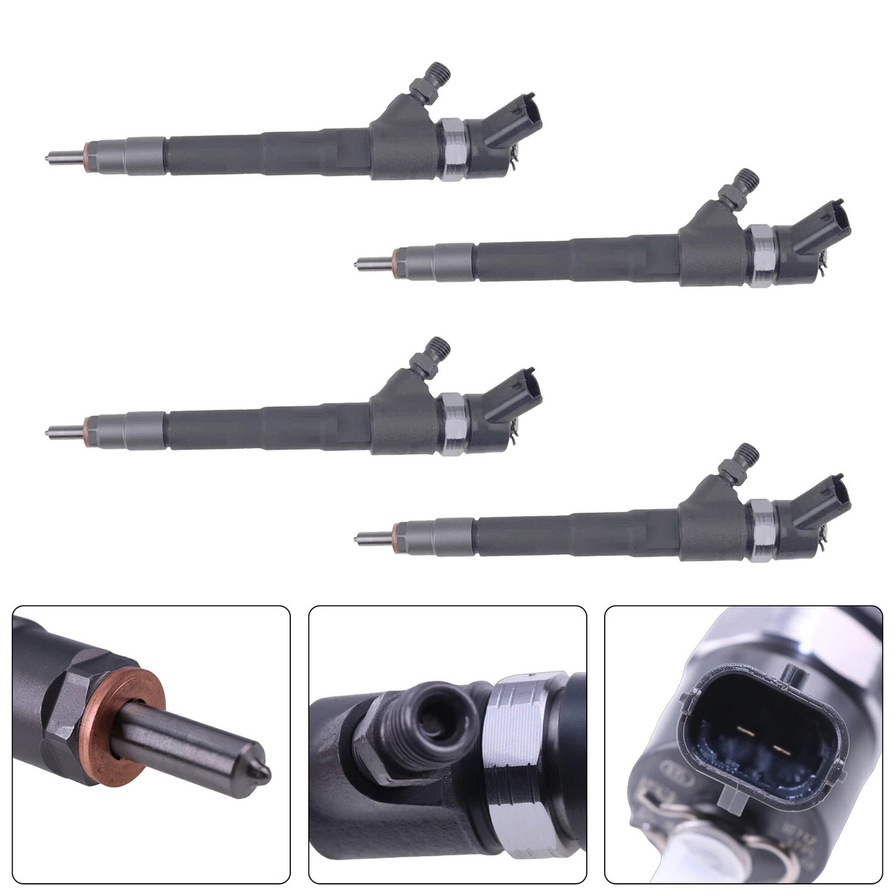 2006-2011 Peugeot Boxer 4Pcs Fuel Injector 0445110248 Generic