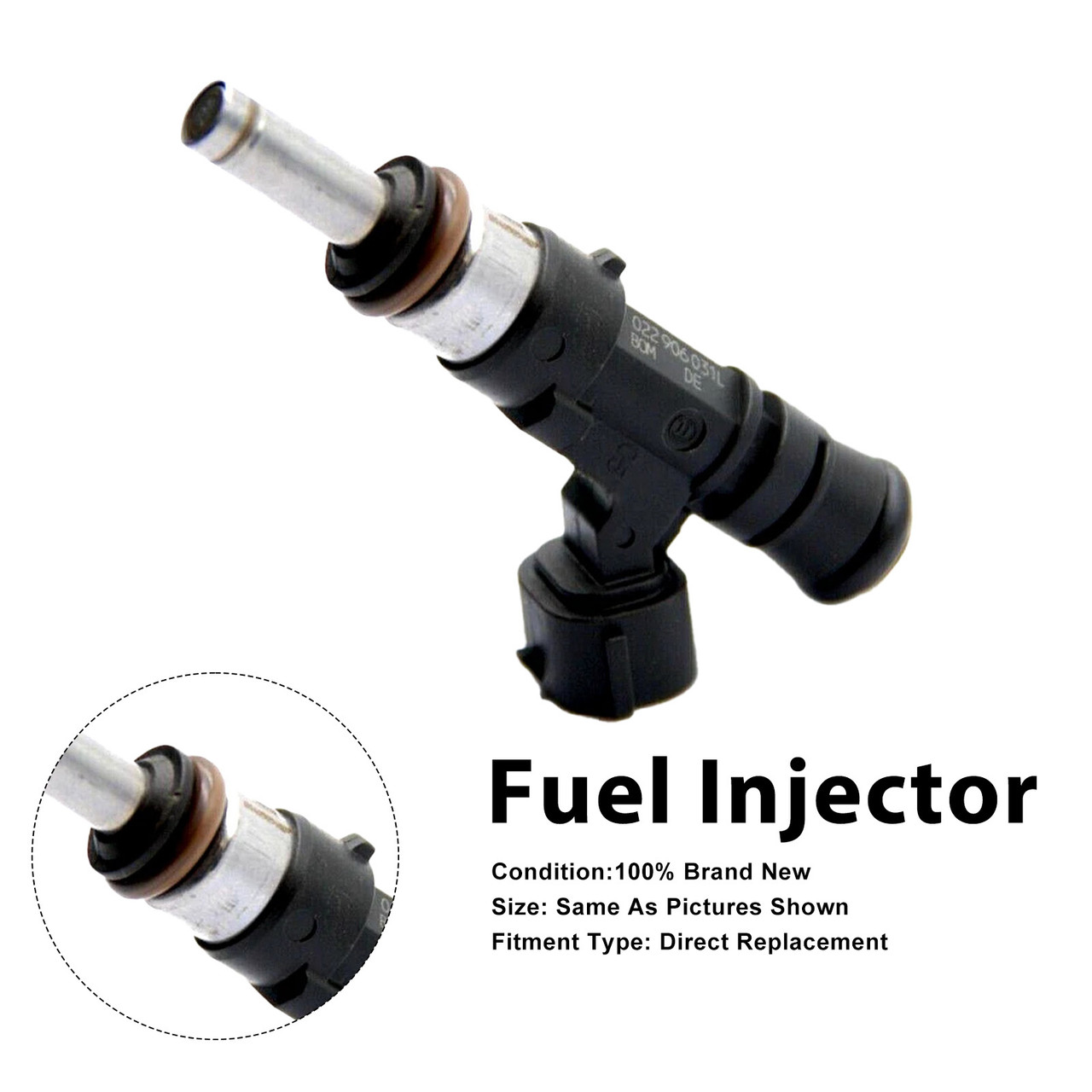 2006-2009 Audi A3 TT Quattro 3.2L V6 1Pcs Fuel Injector 85212262 Generic