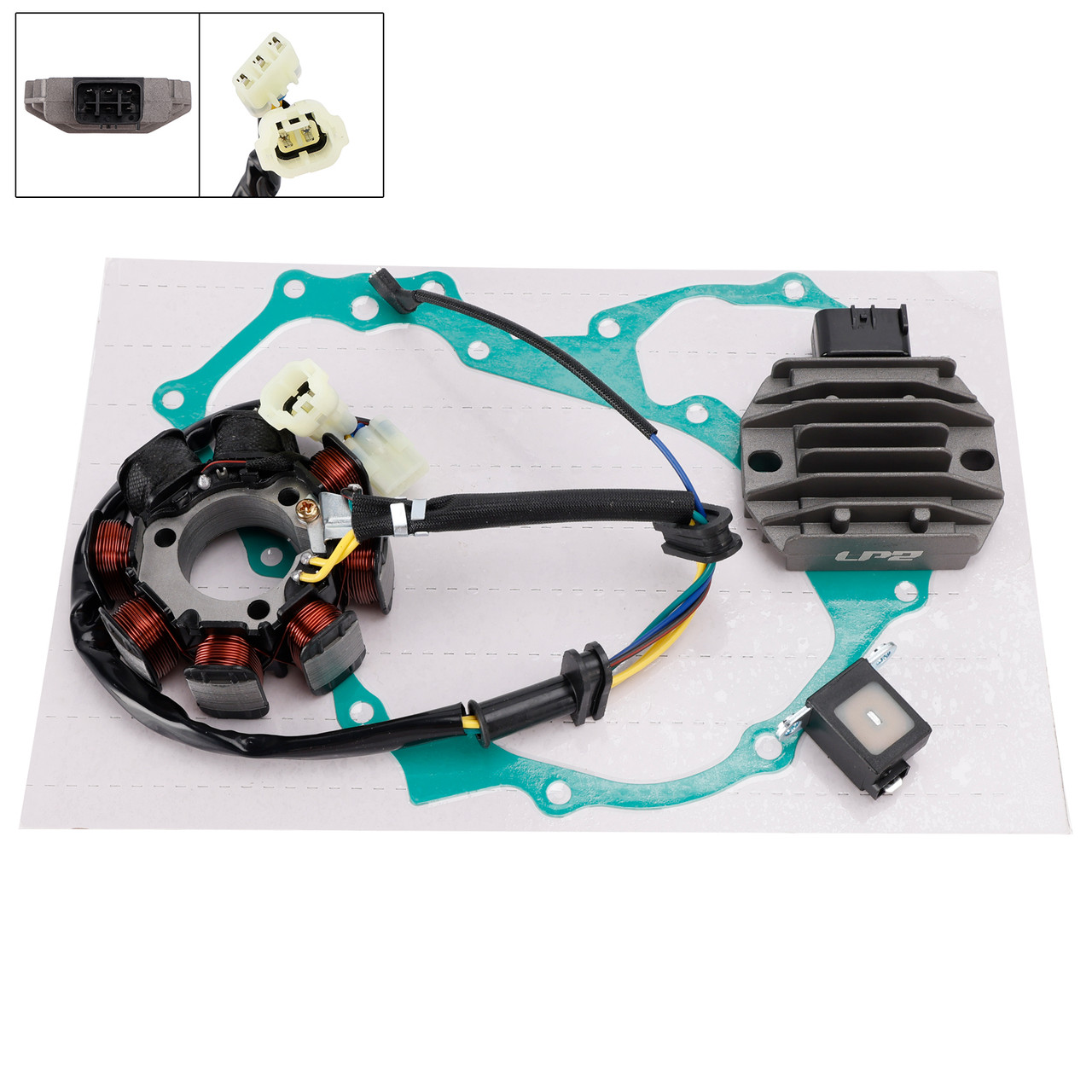2006-2026 Honda TRX250X Sportrax 250/EX 8-Pole Generator Stator Regulator Rectifier Gasket Generic