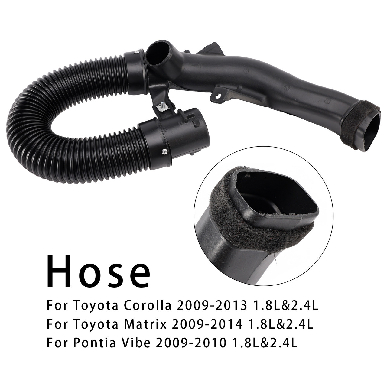 2009-2014 Toyota Corolla Matrix Air Cleaner Intake-Inlet Tube Duct Hose Generic
