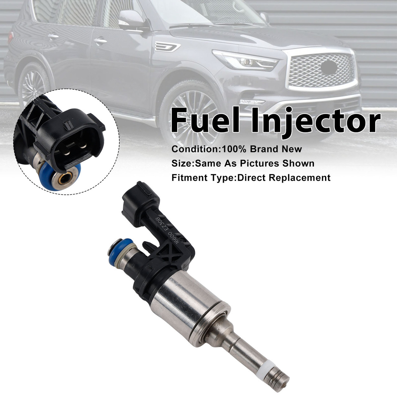 1Pcs Fuel Injector For Nissan Titan XD NV2500 NV3500 Armada 16-21 16600-EZ30B