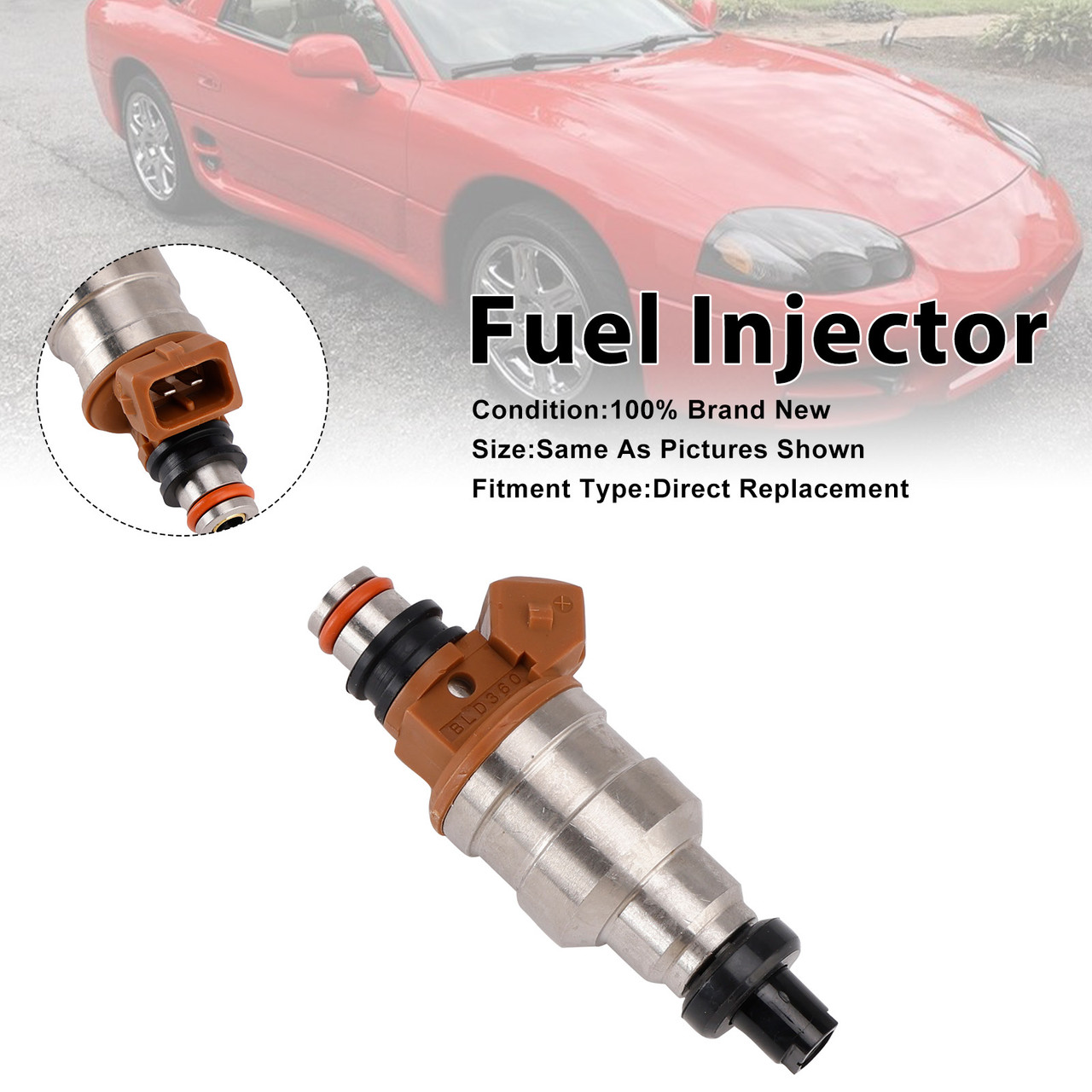 1991-1999 Mitsubishi 3000GT VR-4 3.0L 1Pcs Fuel Injector Generic