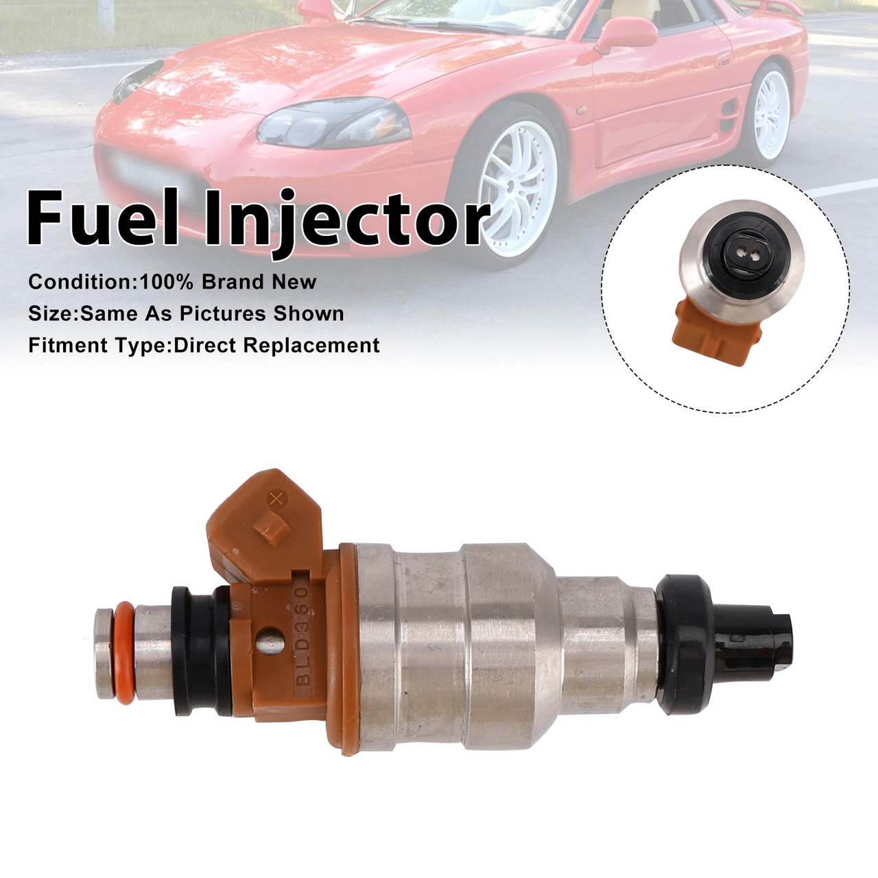 1991-1996 Dodge Stealth R/T Turbo 3.0L 1Pcs Fuel Injector Generic