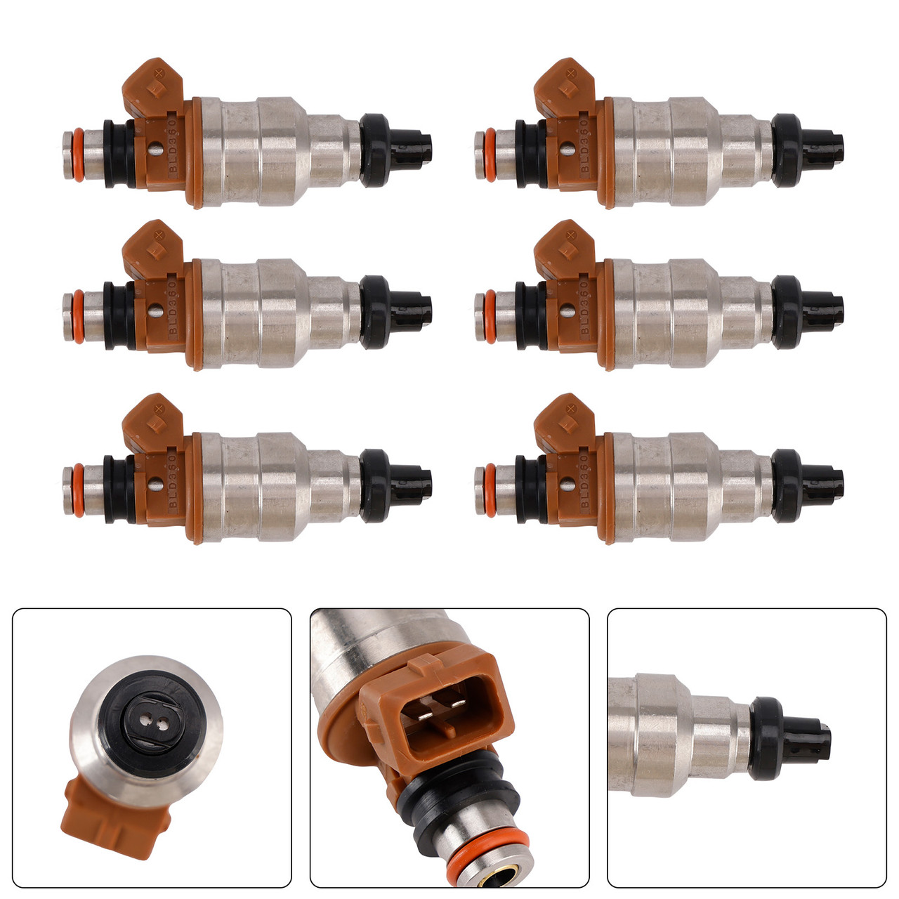 1991-1996 Dodge Stealth R/T Turbo 3.0L 6Pcs Fuel Injector Generic