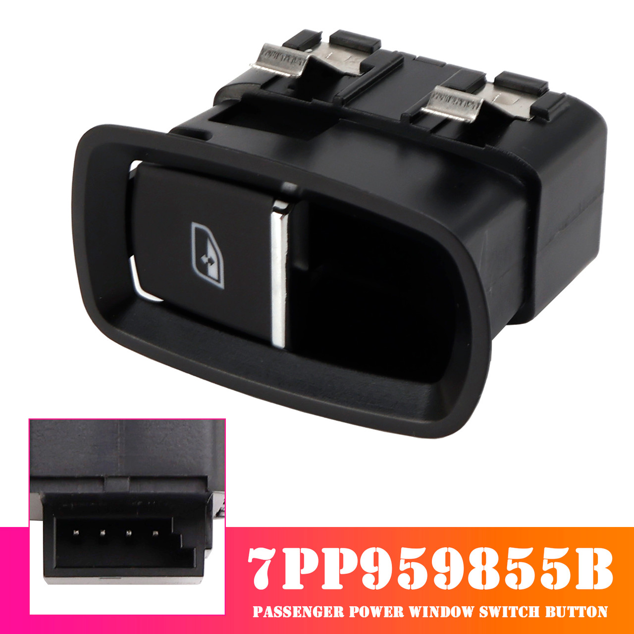 2014-2020 Porsche Macan Passenger Power Window Switch Button 7PP959855B Generic