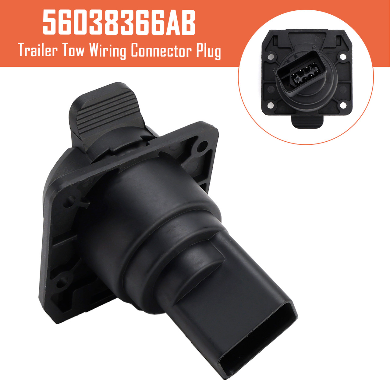 8 Pin Trailer Tow Wiring Connector Plug 56038366AB for Jeep Cherokee