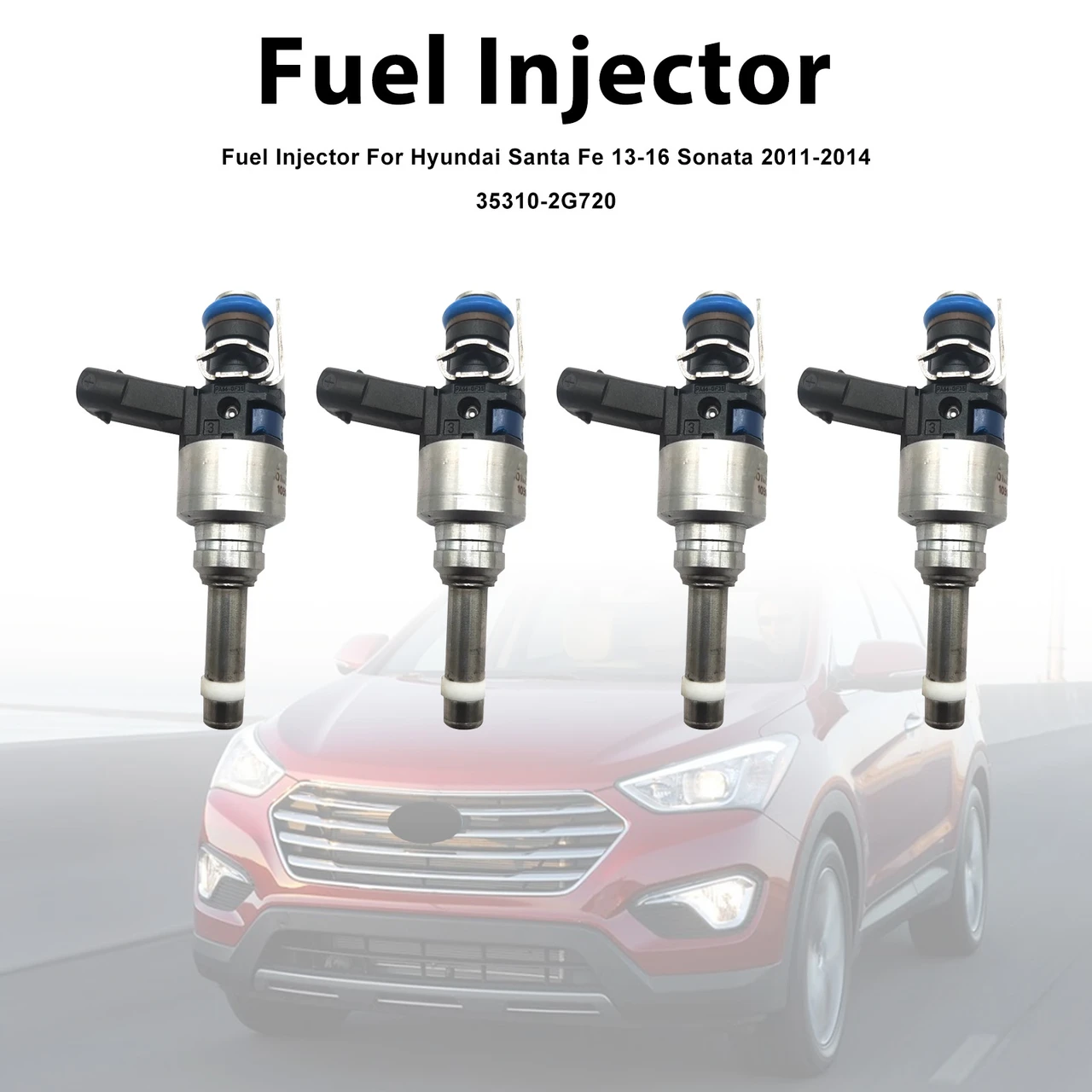 2011-2016 Kia Optima Sportage 2.0L 4Pcs Fuel Injector 35310-2G720 Generic