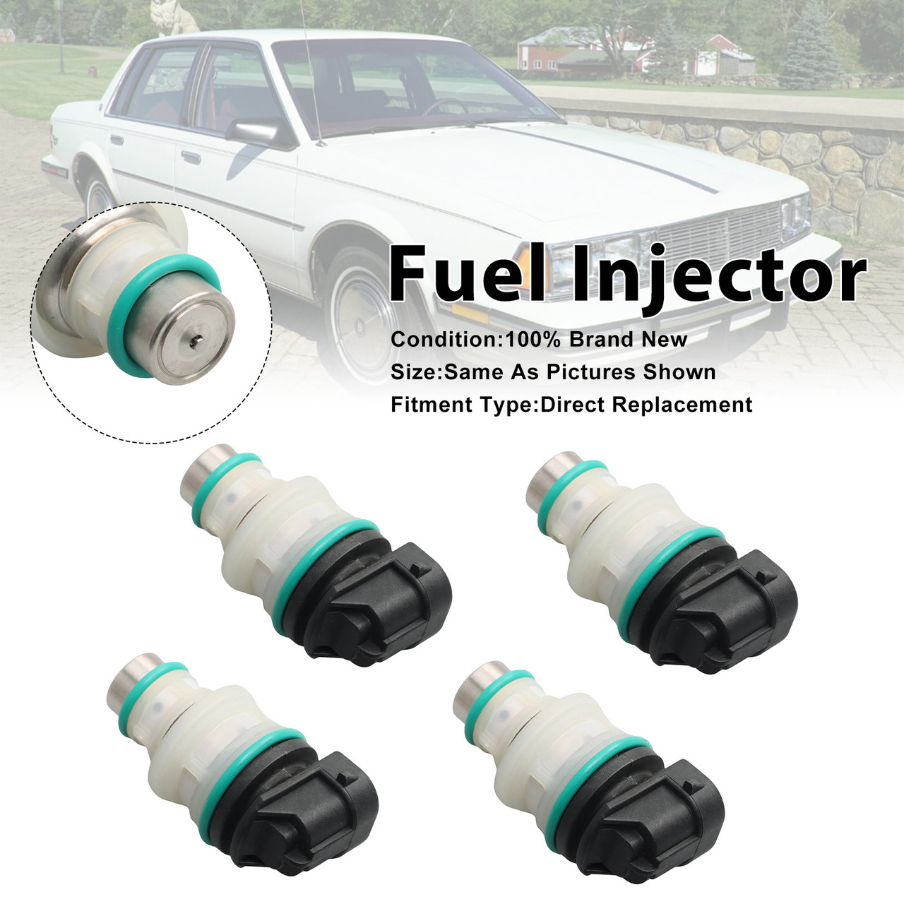 4Pcs Fuel Injector For Chevrolet S10 87-91 For GMC S15 1987-1990 17111814