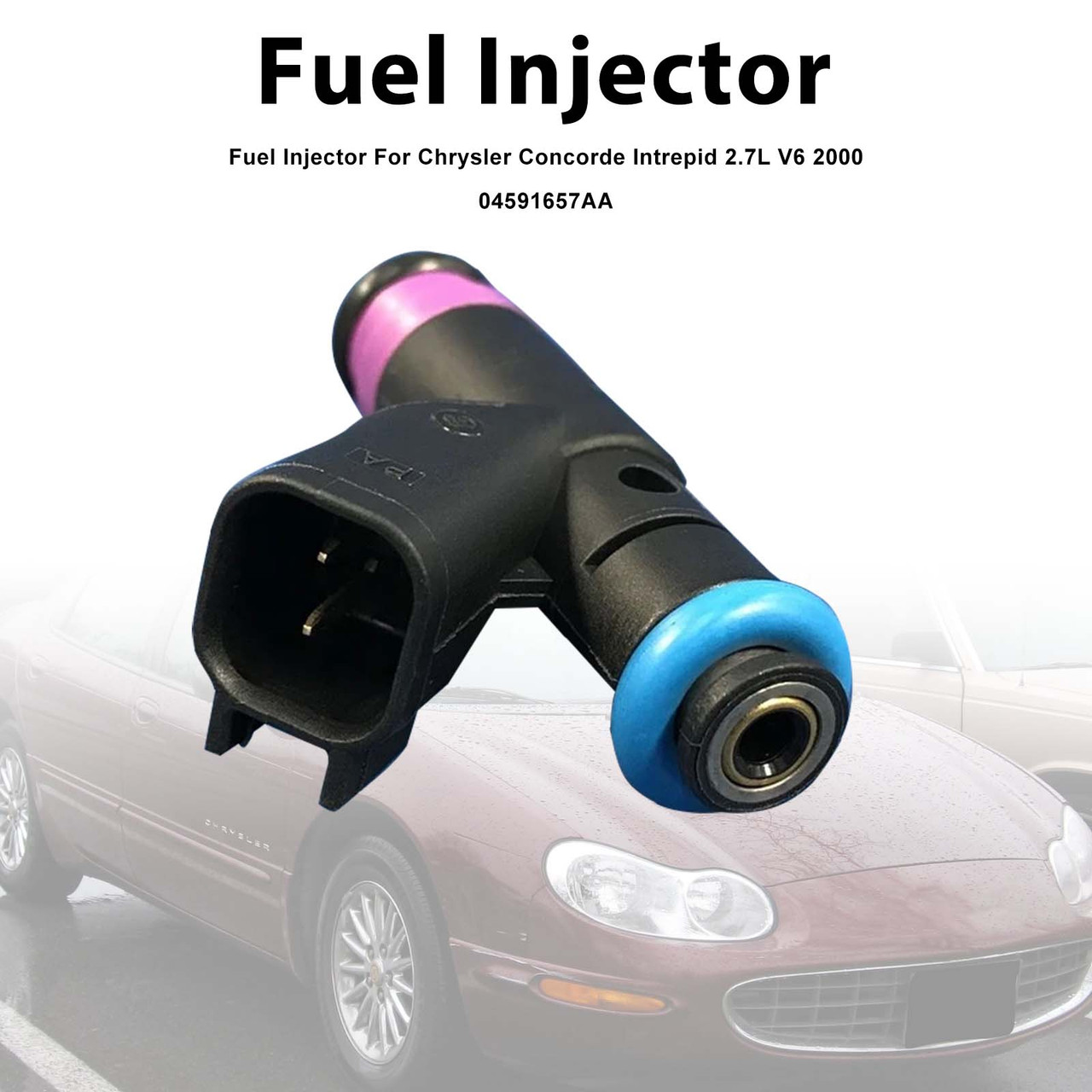2000 Chrysler Concorde Intrepid 2.7L V6 1Pcs Fuel Injector 04591657AA Generic