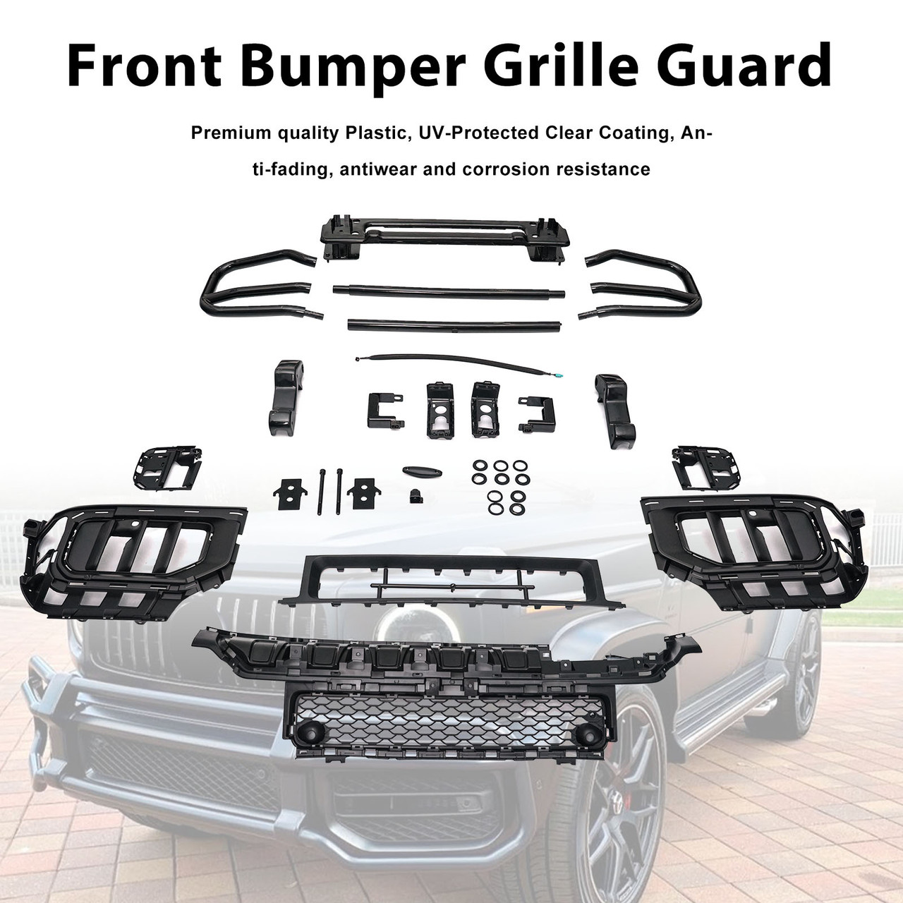 Bull Bar Front Bumper Grille Guard Fit Mercedes Benz G Class W465 2025+