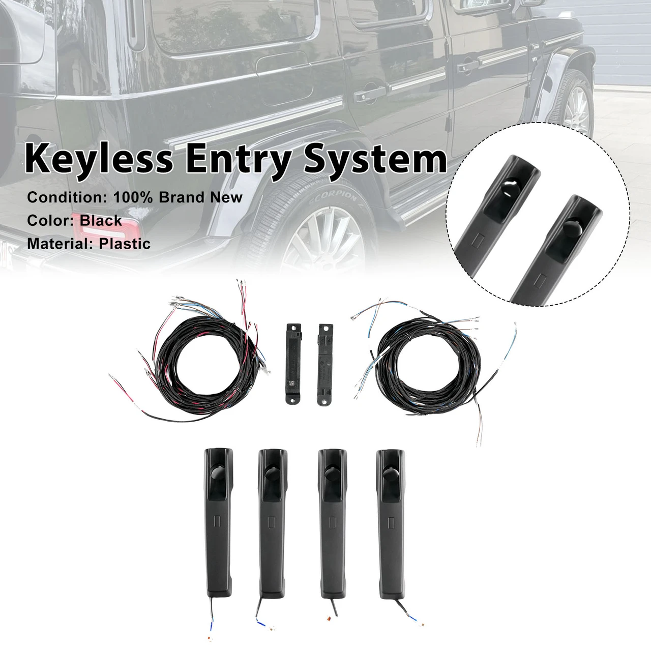 Keyless-Go Keyless Entry System Fit Mercedes Benz G Class 2025+ 5 Doors