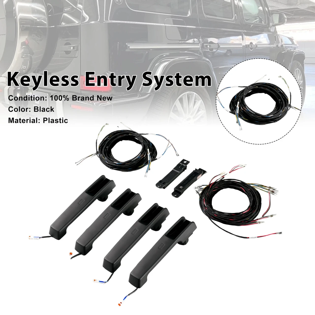 Keyless-Go Keyless Entry System Fit Mercedes Benz G Class 2025+ 5 Doors