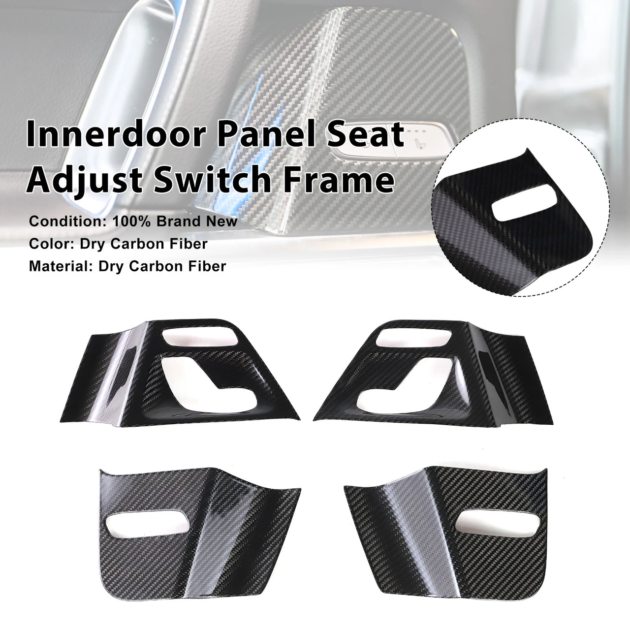 Innerdoor Panel Seat Adjust Switch Frame Fit Mercedes Benz W464 W465 2019-2026